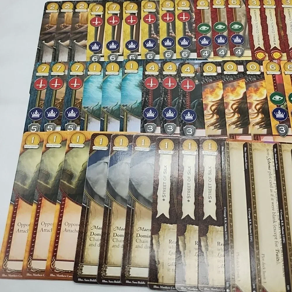 *No Box* True Steel Game Of Thrones LCG Expansion Westeros Cycle Pack 6
